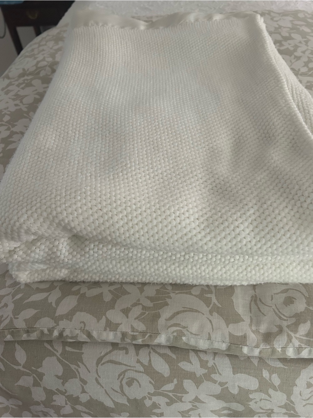Ralph Lauren Waffle Knit Twin Size Blanket - 1 of 2
